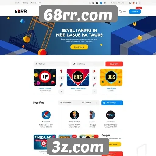 Análise da interface do usuário do site 68rr.com